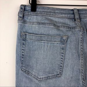 vince camuto uneven hem jeans